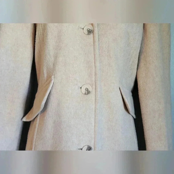 East 5th Beige Wool Peacock women's size small - Picture 6 of 12